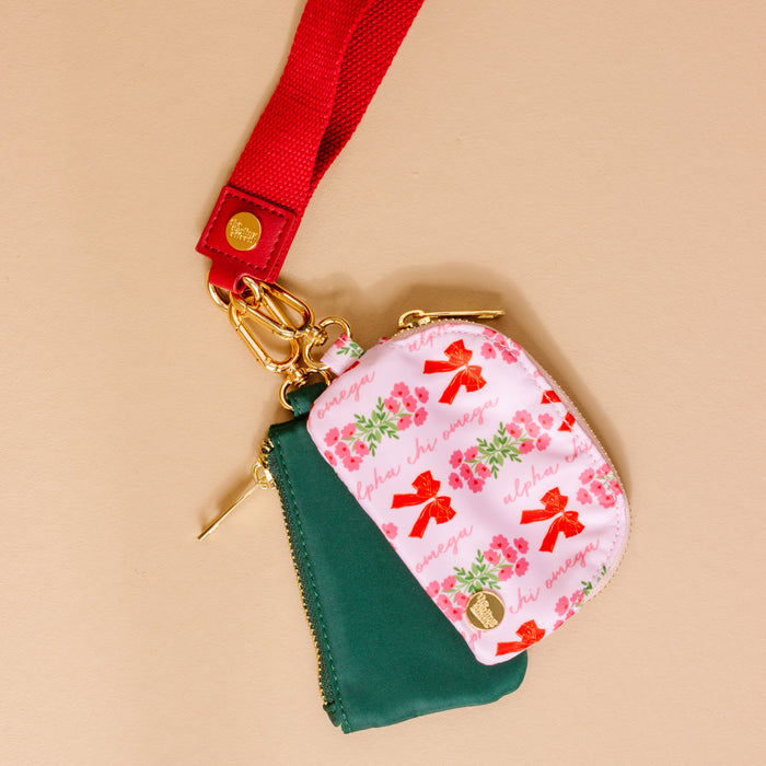 Alpha Chi Omega Dynamic Duo Pouch Wristlet