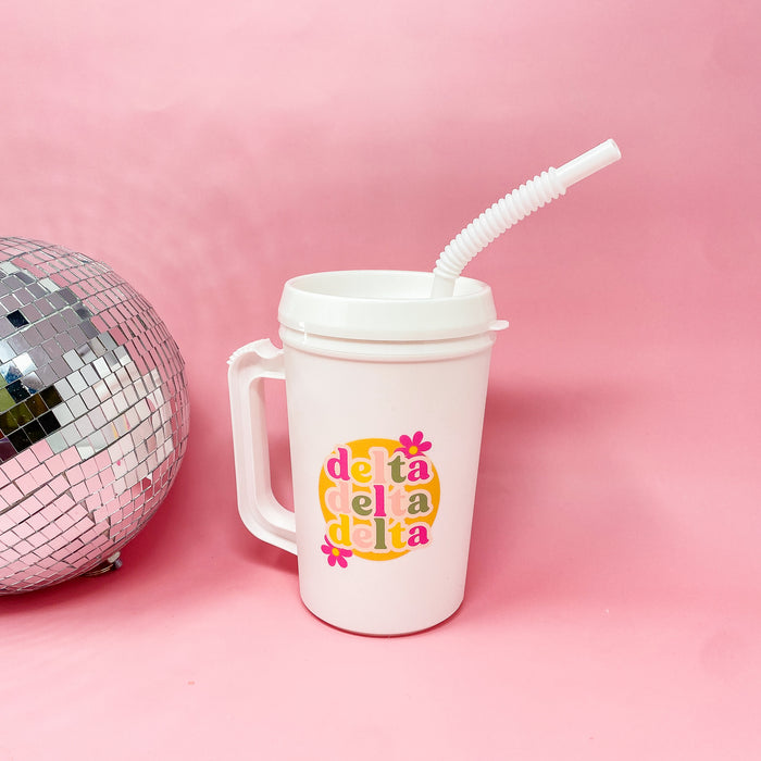 Delta Delta Delta 22oz Floral Mega Mug