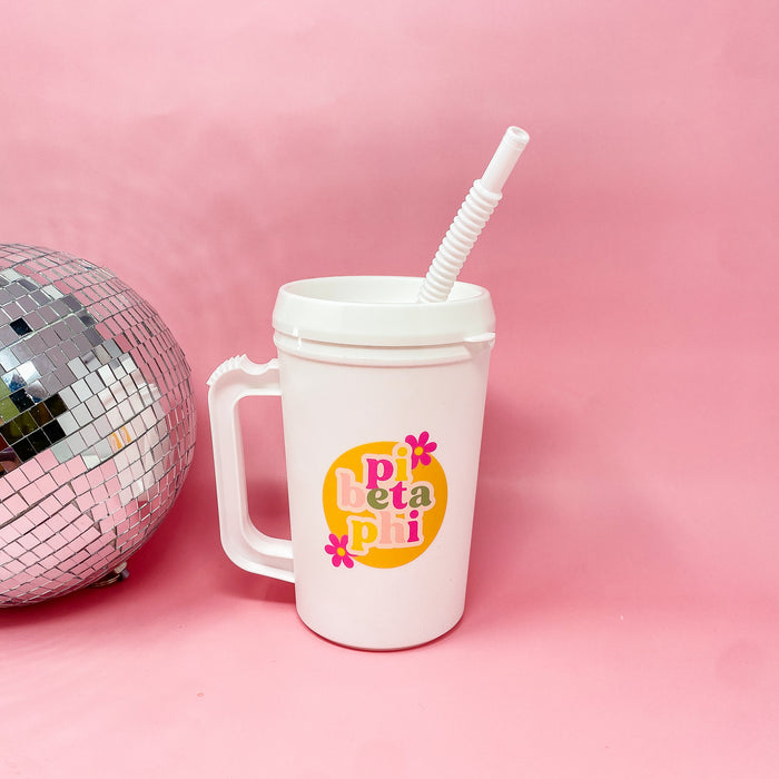Pi Beta Phi 22oz Floral Mega Mug