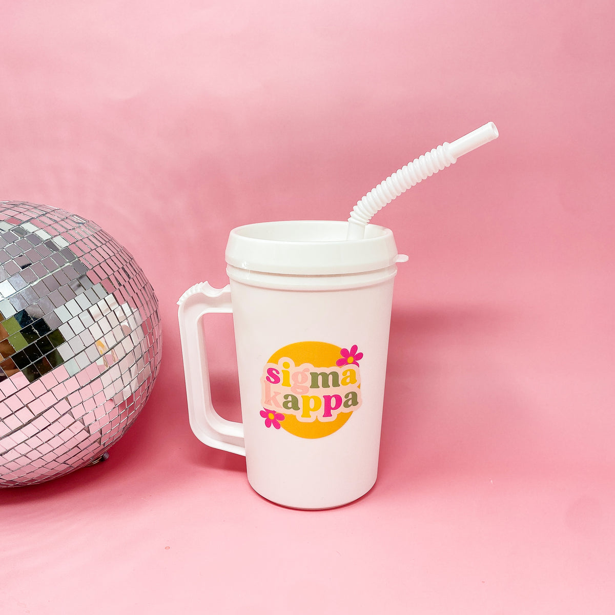 Sigma Kappa 22oz Floral Mega Mug