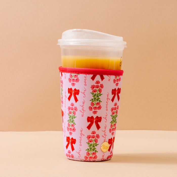 Alpha Chi Omega Large Sip Savvy Drink Sleeve