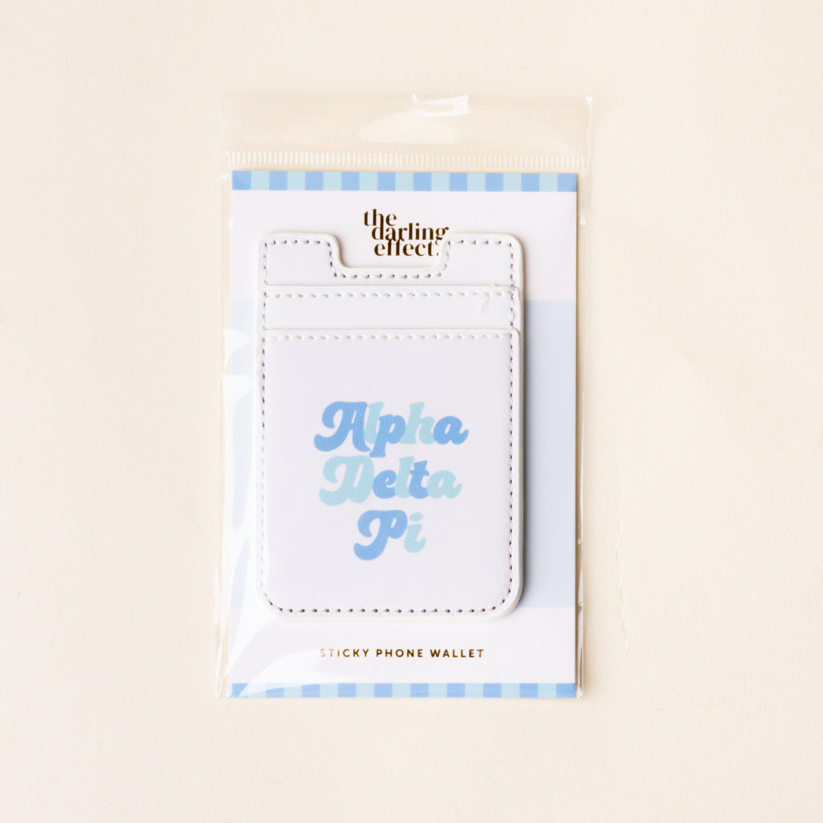 Alpha Delta Pi Stick-On Phone Wallet