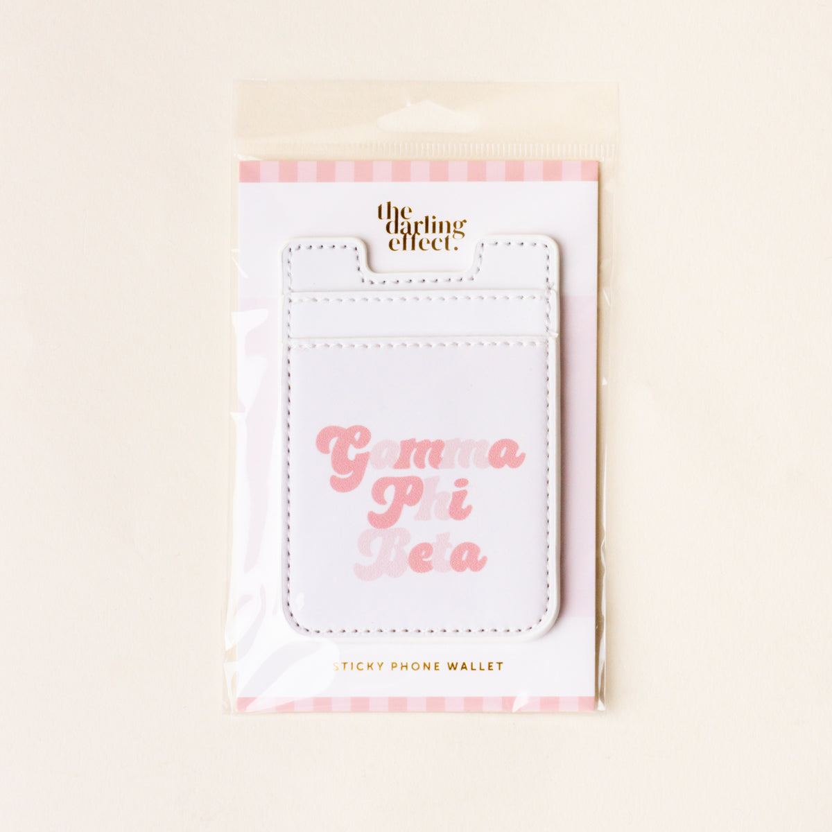 Gamma Phi Beta Stick-On Phone Wallet