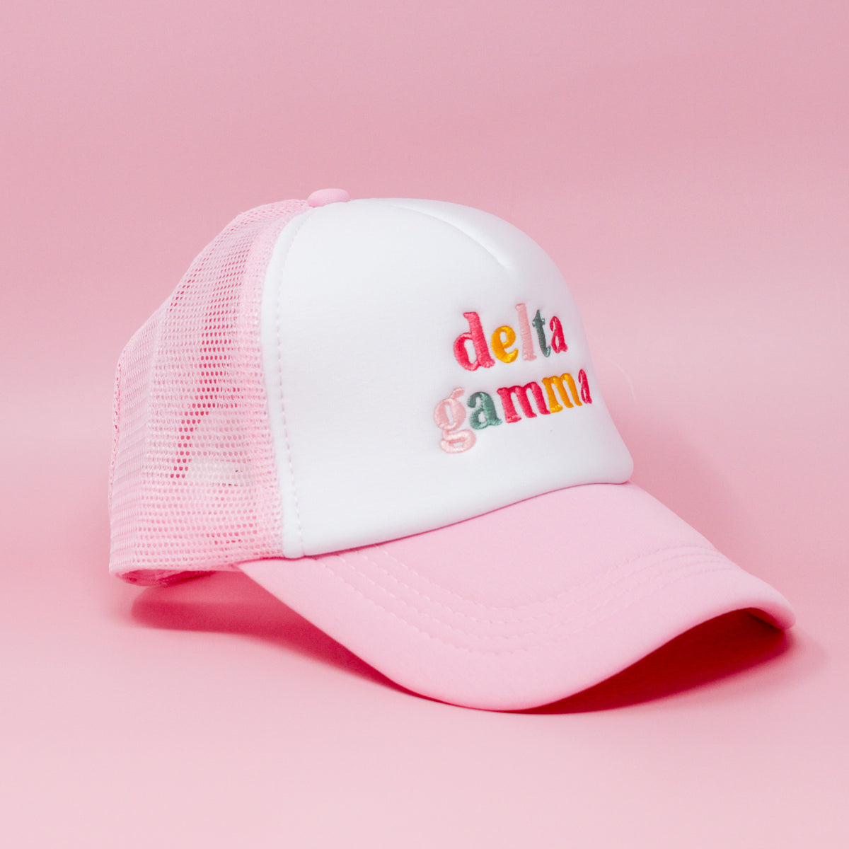 Delta Gamma Pink Trucker Hat