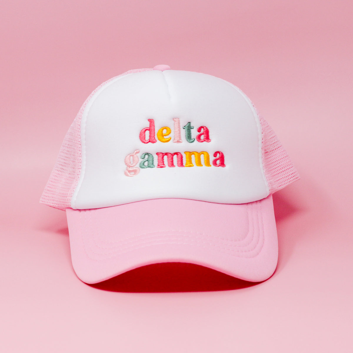 Delta Gamma Pink Trucker Hat