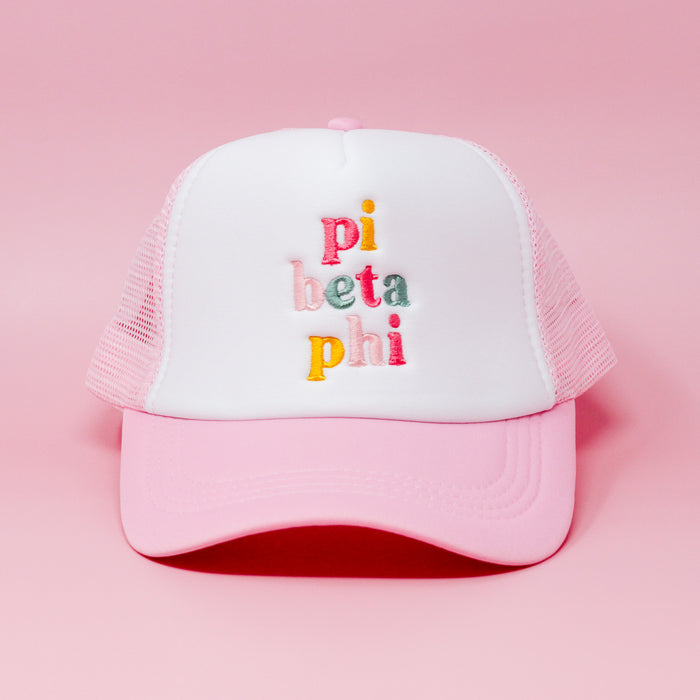 Pi Beta Phi Pink Trucker Hat