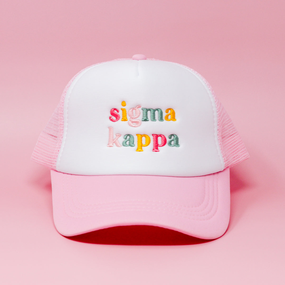 Sigma Kappa Pink Trucker Hat