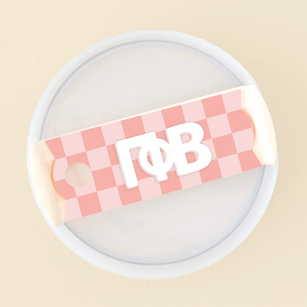 Gamma Phi Beta Tumbler Lid Tag