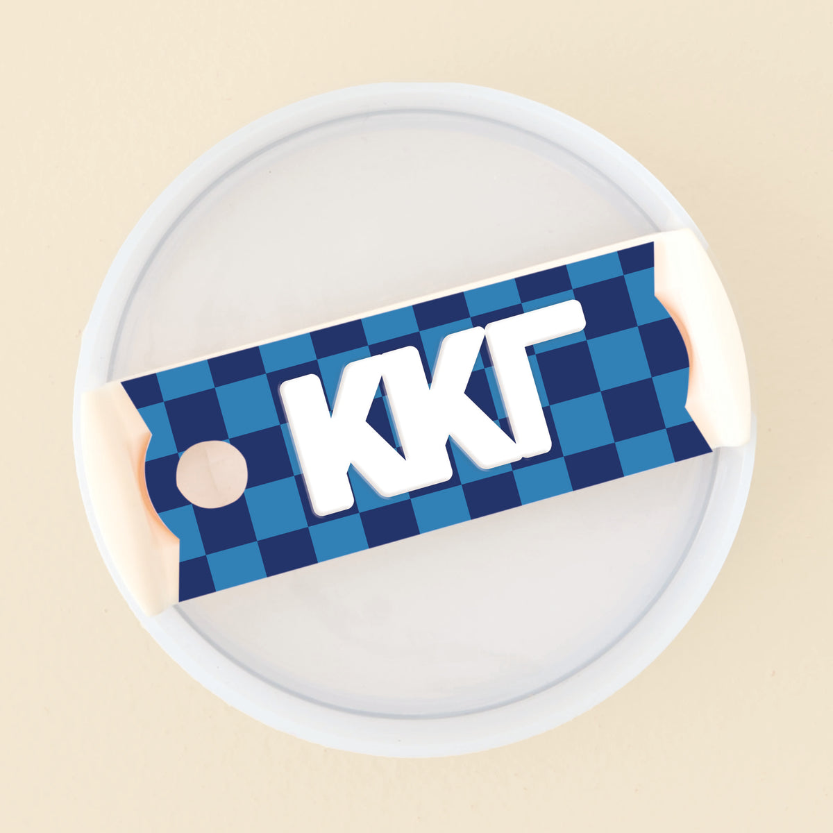 Kappa Kappa Gamma Tumbler Lid Tag