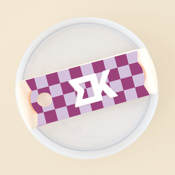 Sigma Kappa Tumbler Lid Tag