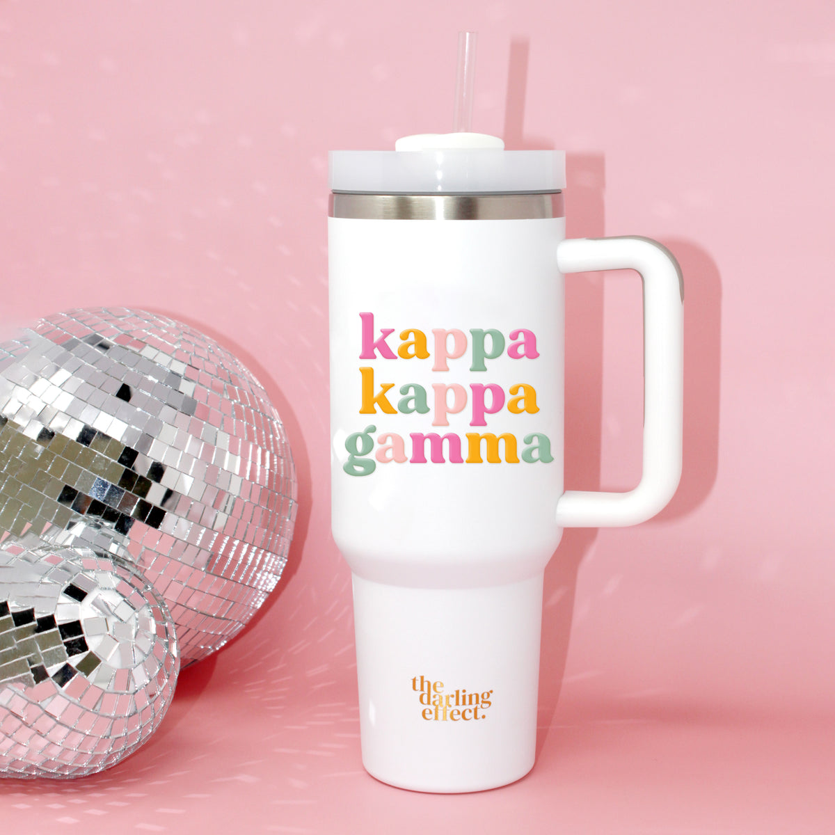Kappa Kappa Gamma 40 oz Take Me Everywhere White Tumbler