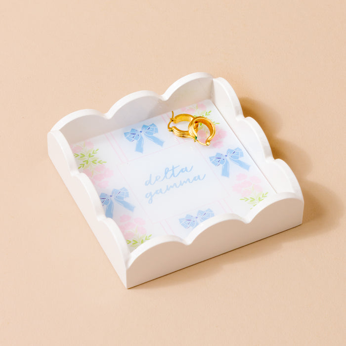 Delta Gamma Scallop Trinket Tray