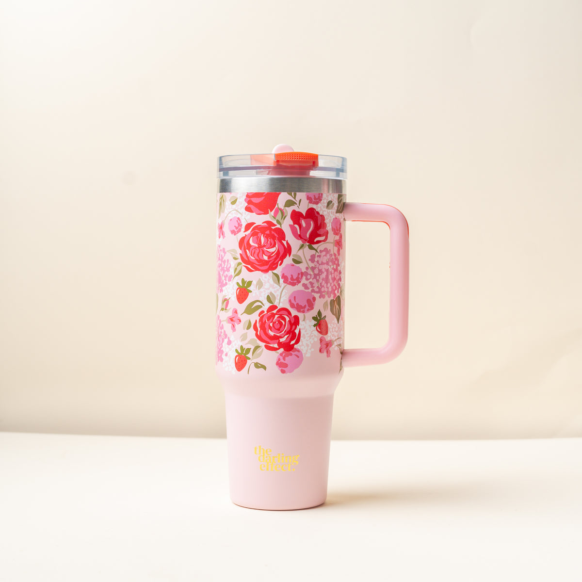 Rose Garden 40 oz Lifestyle Flip Straw Tumbler