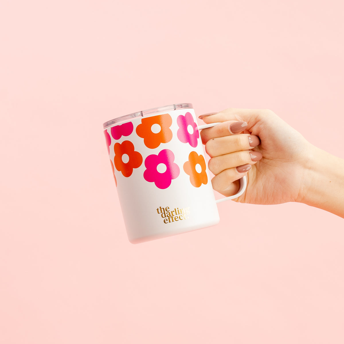 Lovebug Flower 14 oz Insulated Mug