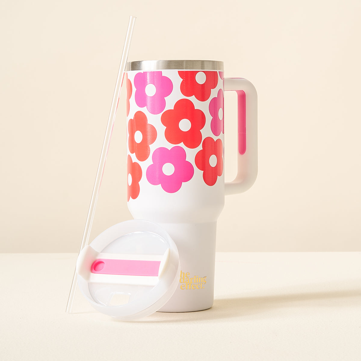 Lovebug Floral 40 oz Take Me Everywhere Tumbler