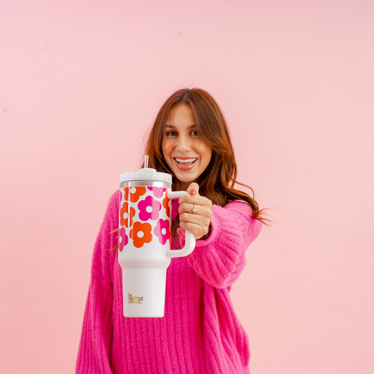 Lovebug Floral 40 oz Take Me Everywhere Tumbler