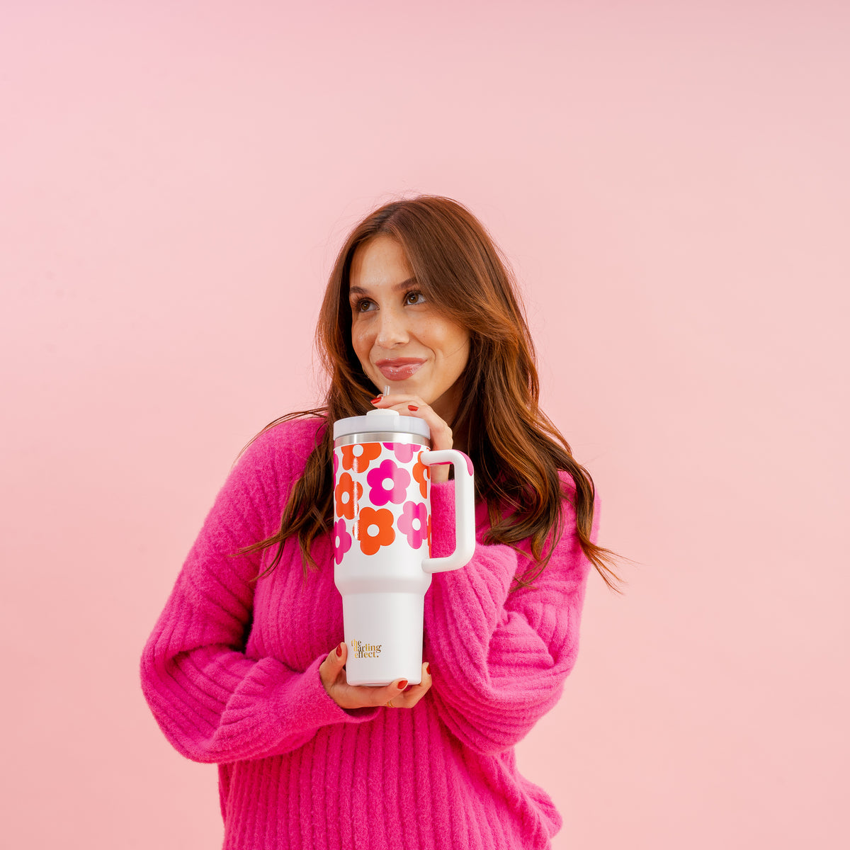 Lovebug Floral 40 oz Take Me Everywhere Tumbler