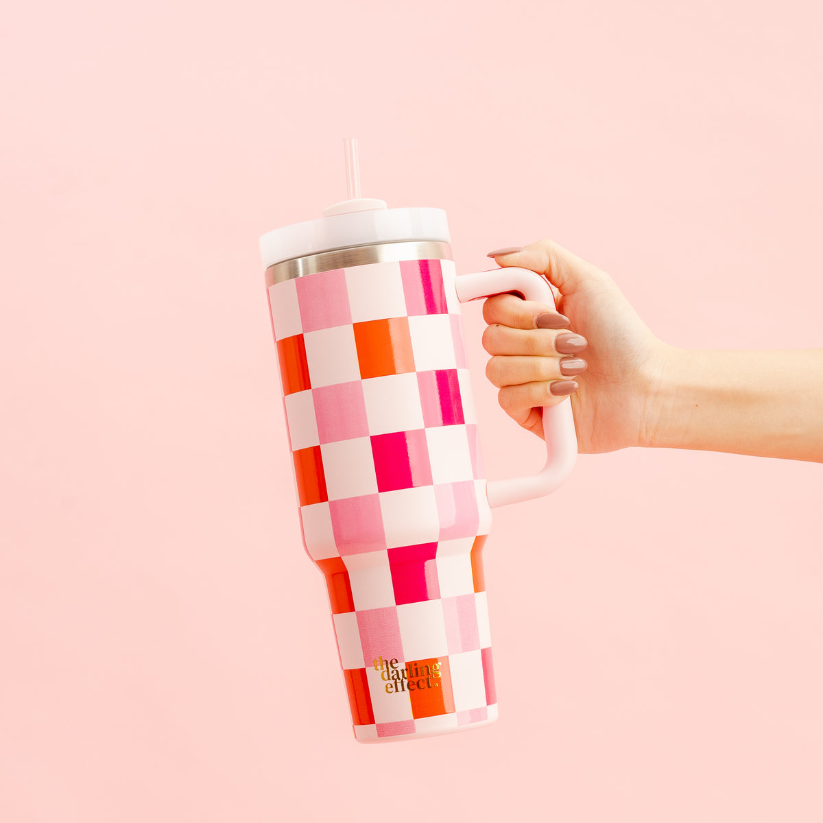 Sweetheart Check 40 oz Take Me Everywhere Tumbler