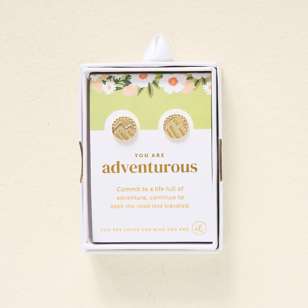 You Are Adventurous Dainty Stud Earrings