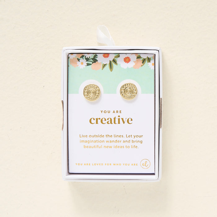 You Are Creative Dainty Stud Earrings