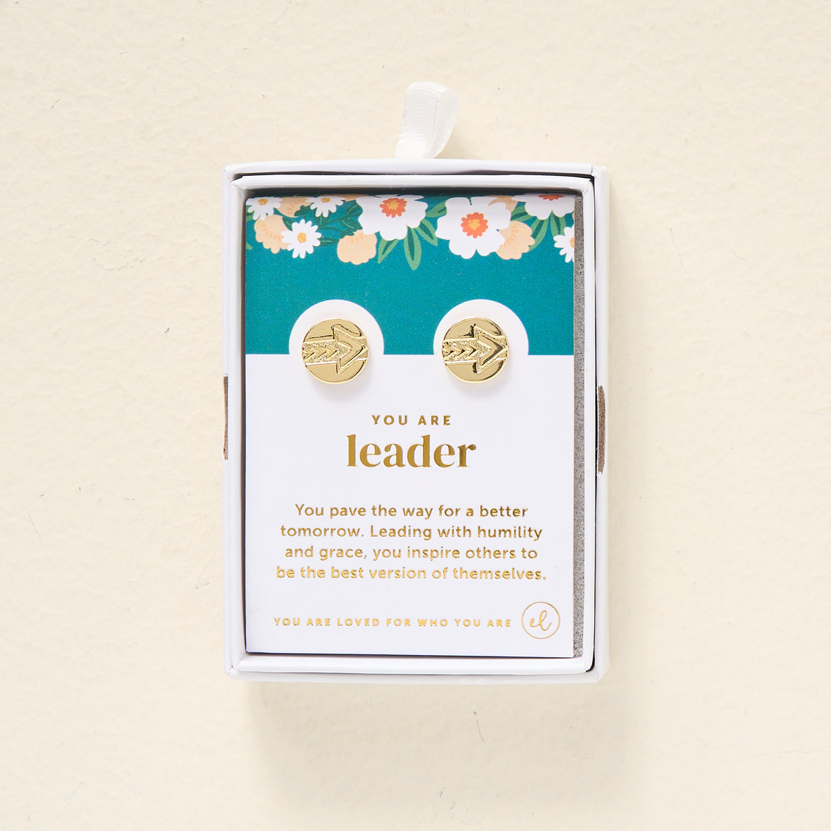 You Are A Leader Dainty Stud Earrings