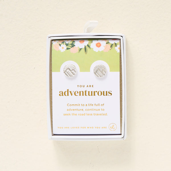 You Are Adventurous Dainty Stud Earrings