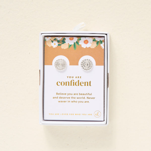 You Are Confident Dainty Stud Earrings