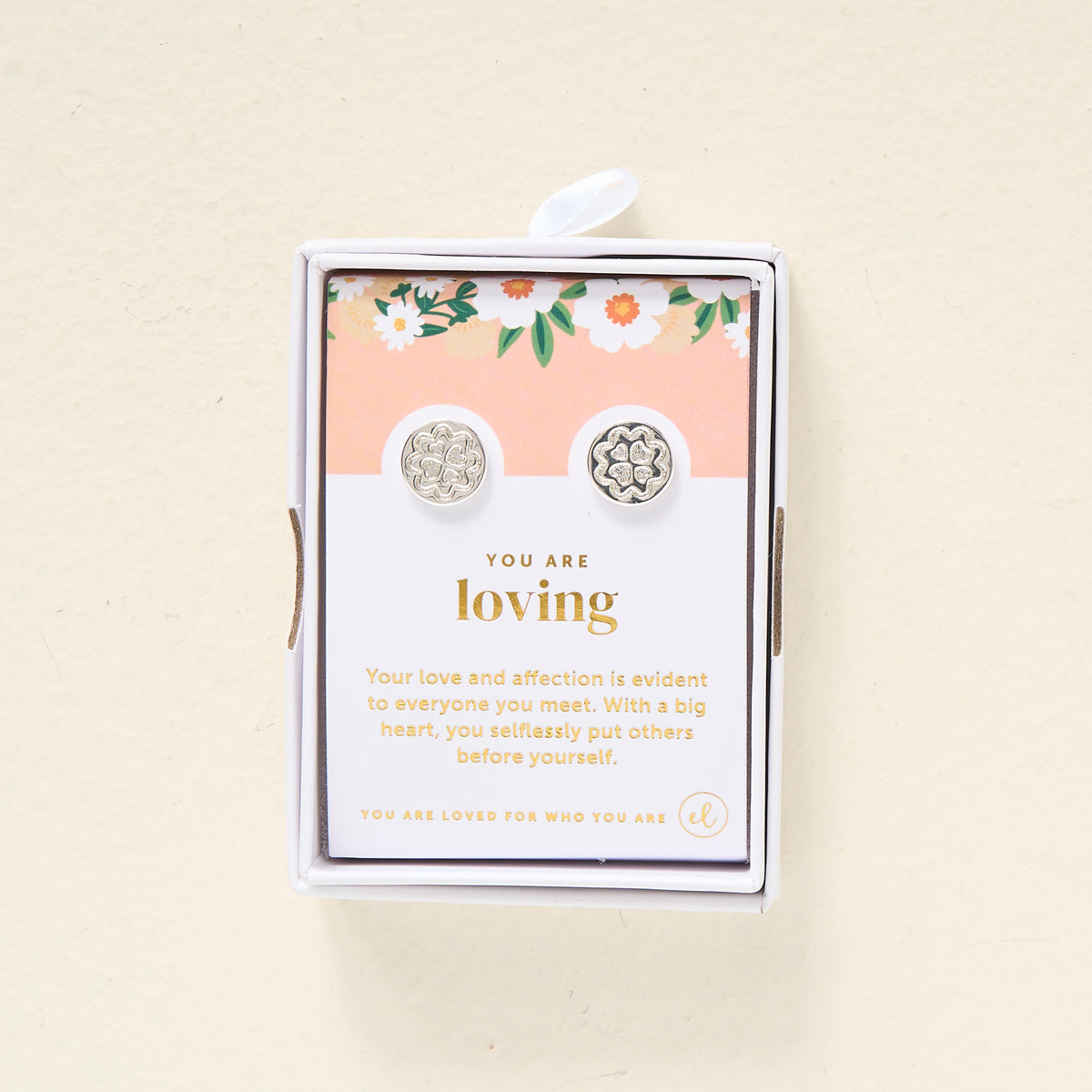 You Are Loving Dainty Stud Earrings