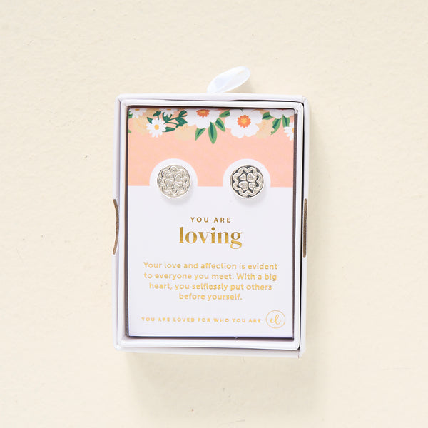 You Are Loving Dainty Stud Earrings