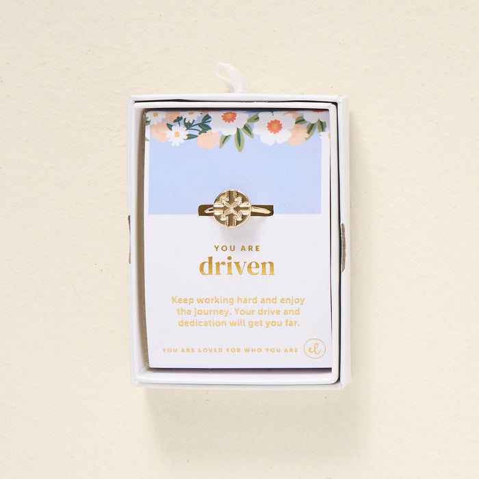 You Are Driven Adjustable Ring