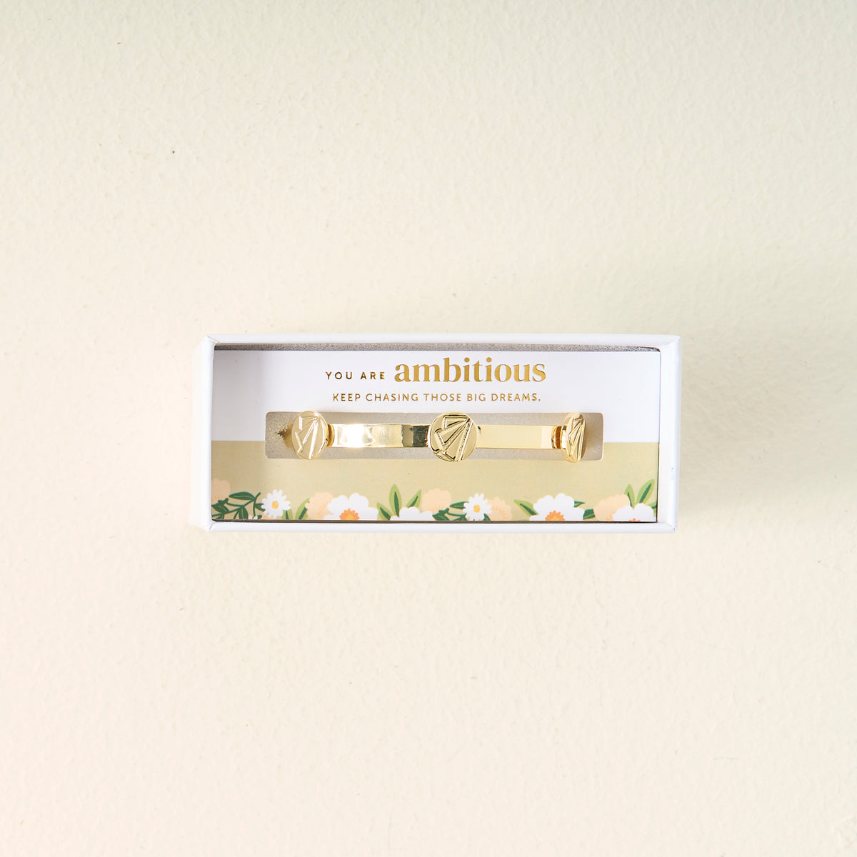 You Are Ambitious Skinny Stacker Bracelet