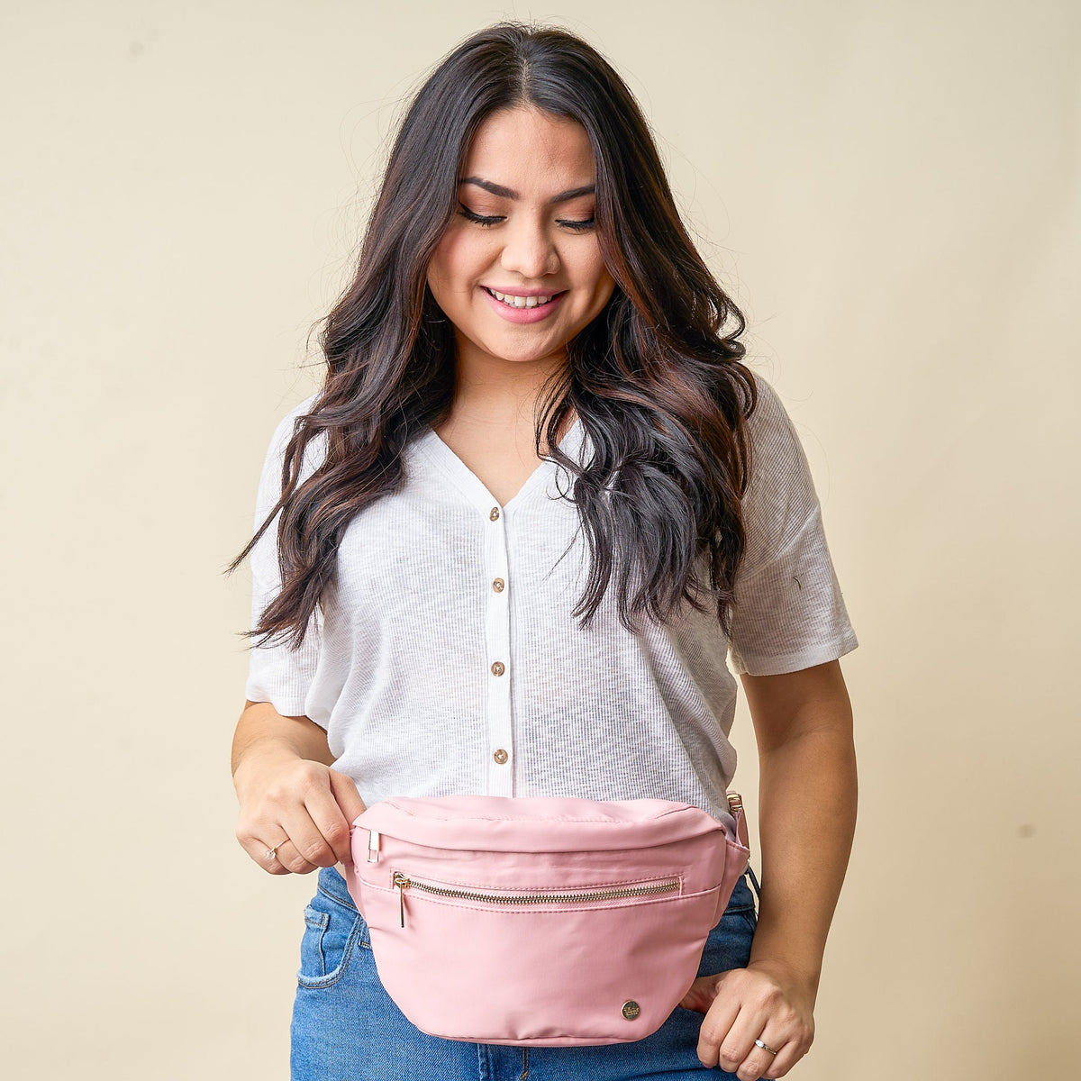 Dusty Blush XL Belt Bag