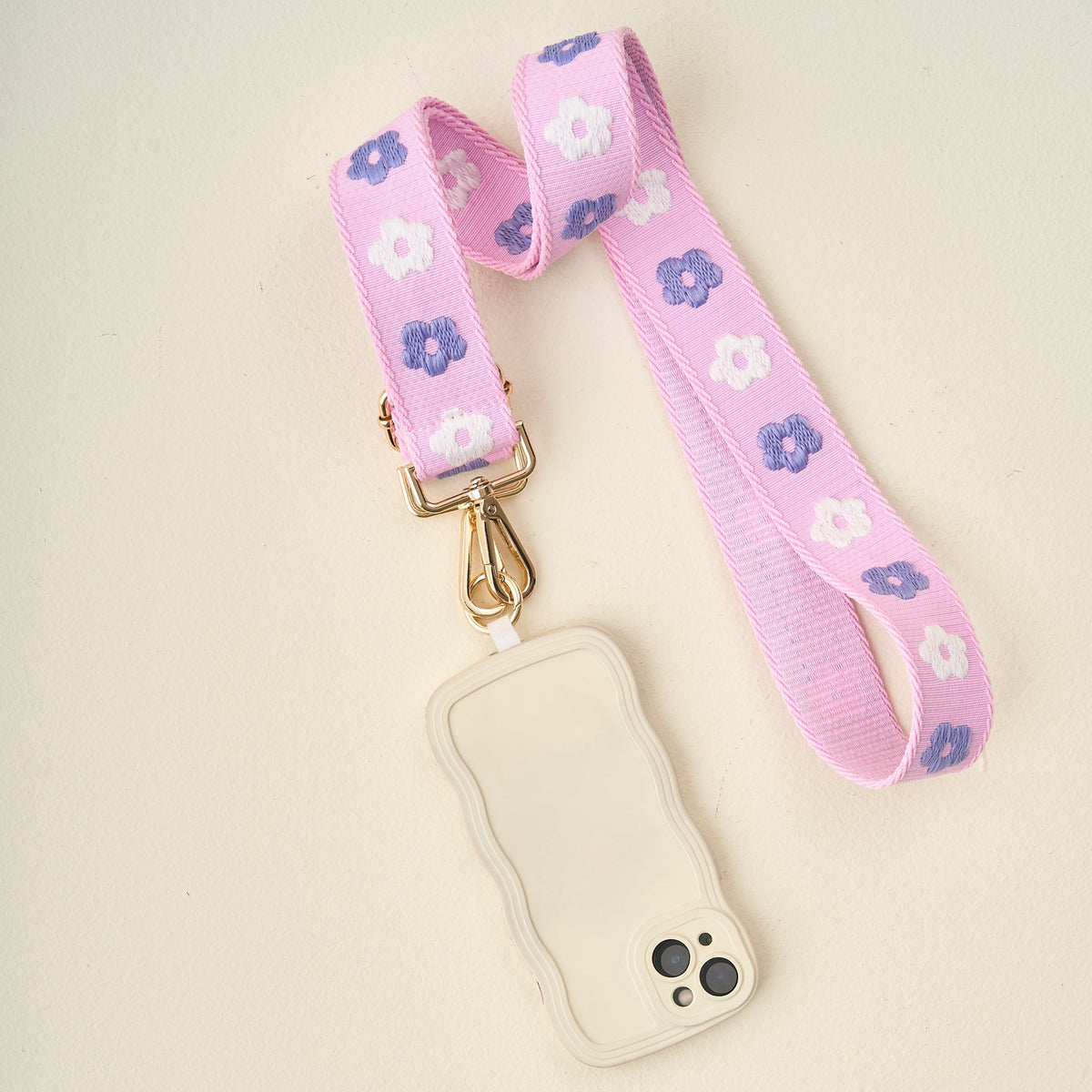 Purple Hold The Phone Crossbody Strap