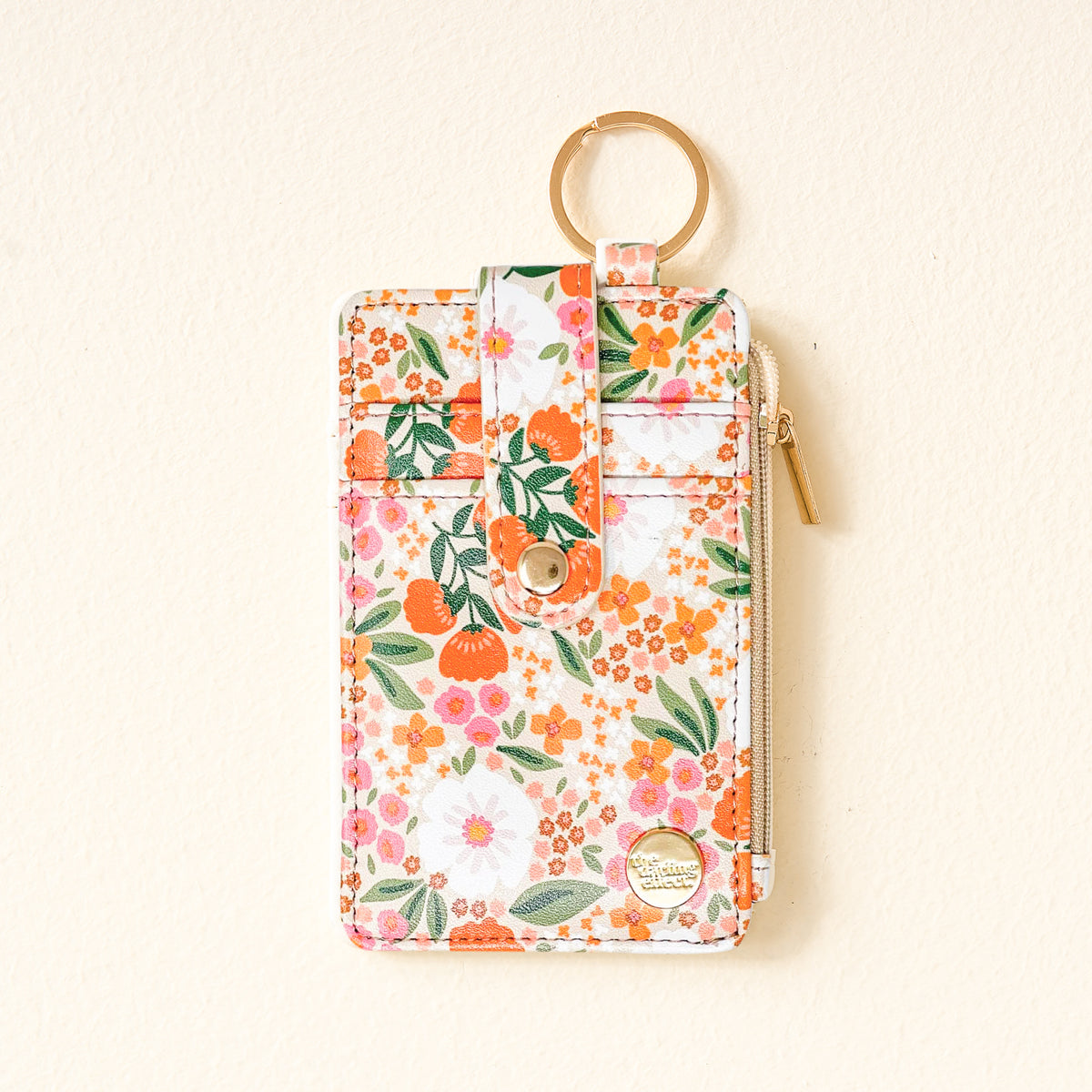 Keychain Card Wallet - Sweet Meadow Floral