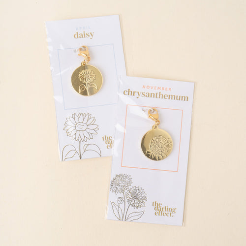 Birth Flower Charms