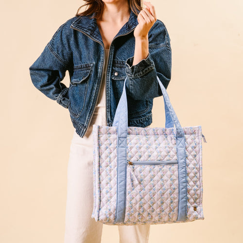 The Everyday Quilted Tote Bag