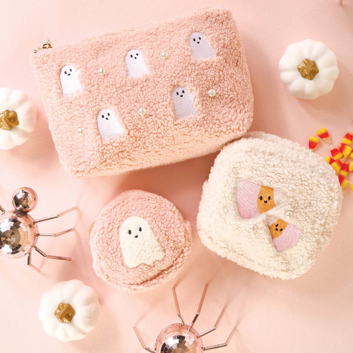 Ghost Circle Teddy Pouch