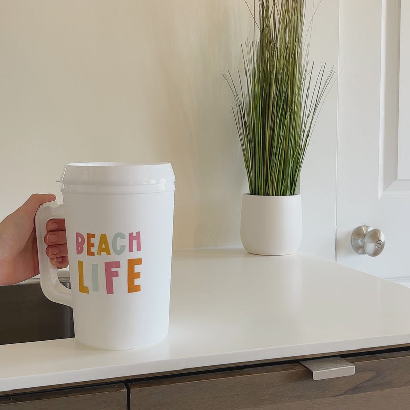 Beach Life 34 oz Mega Mug