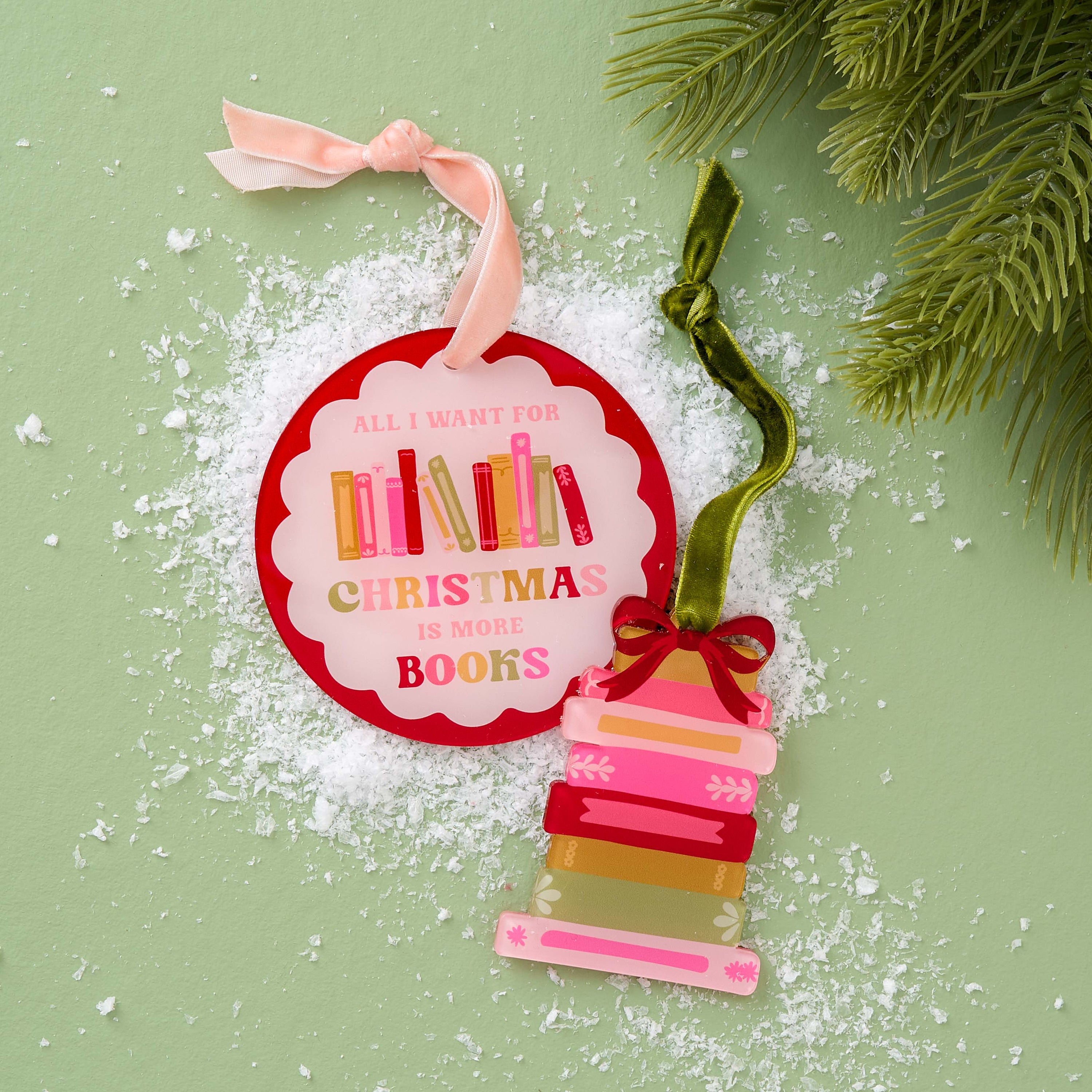 Holiday Tree Ornament - More Books