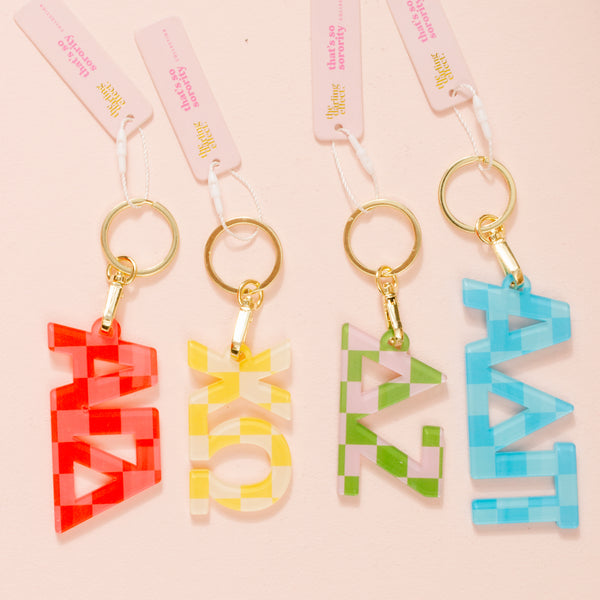 Alpha Omicron Pi Acrylic Keychain