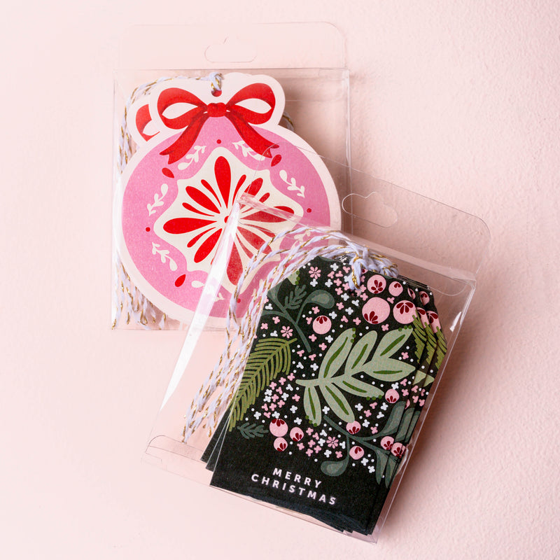 Jolly Sprig Green Gift Tag - Set of 8