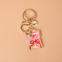 Cranberry Cosmo Acrylic Keychain