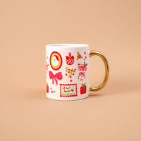 Mistletoe Magic 11 oz Cozy Cute Ceramic Mug