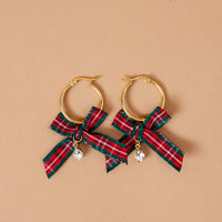 Dressed in Plaid Signature Hoop Earrings