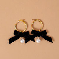 Midnight Velvet Signature Hoop Earrings