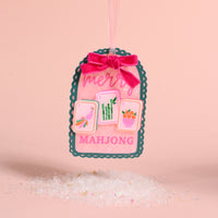 Merry Mahjong Acrylic Ornament