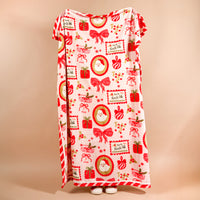 Mistletoe Magic Snuggle Up Plush Blanket
