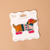 Dashing Dachshund Mix & Match Iron-On Patch