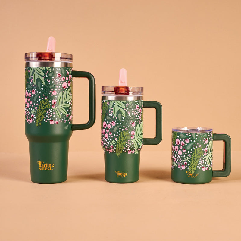 Jolly Sprig 20 oz Lifestyle Flip Straw Tumbler