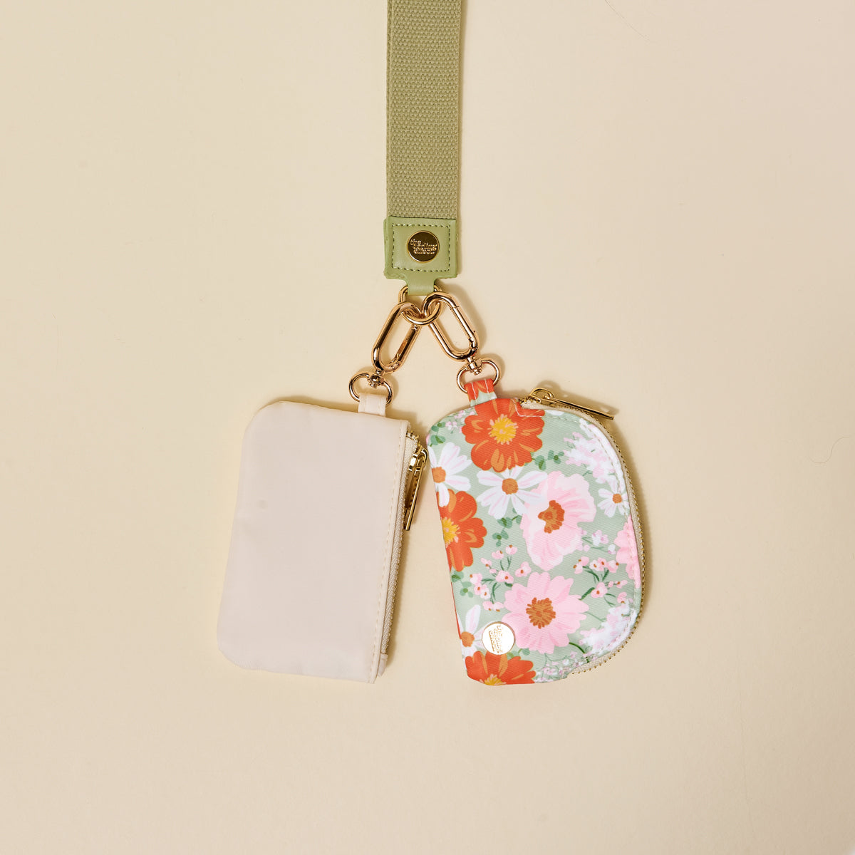 Bouquet Beauty Sage Dynamic Duo Pouch Wristlet